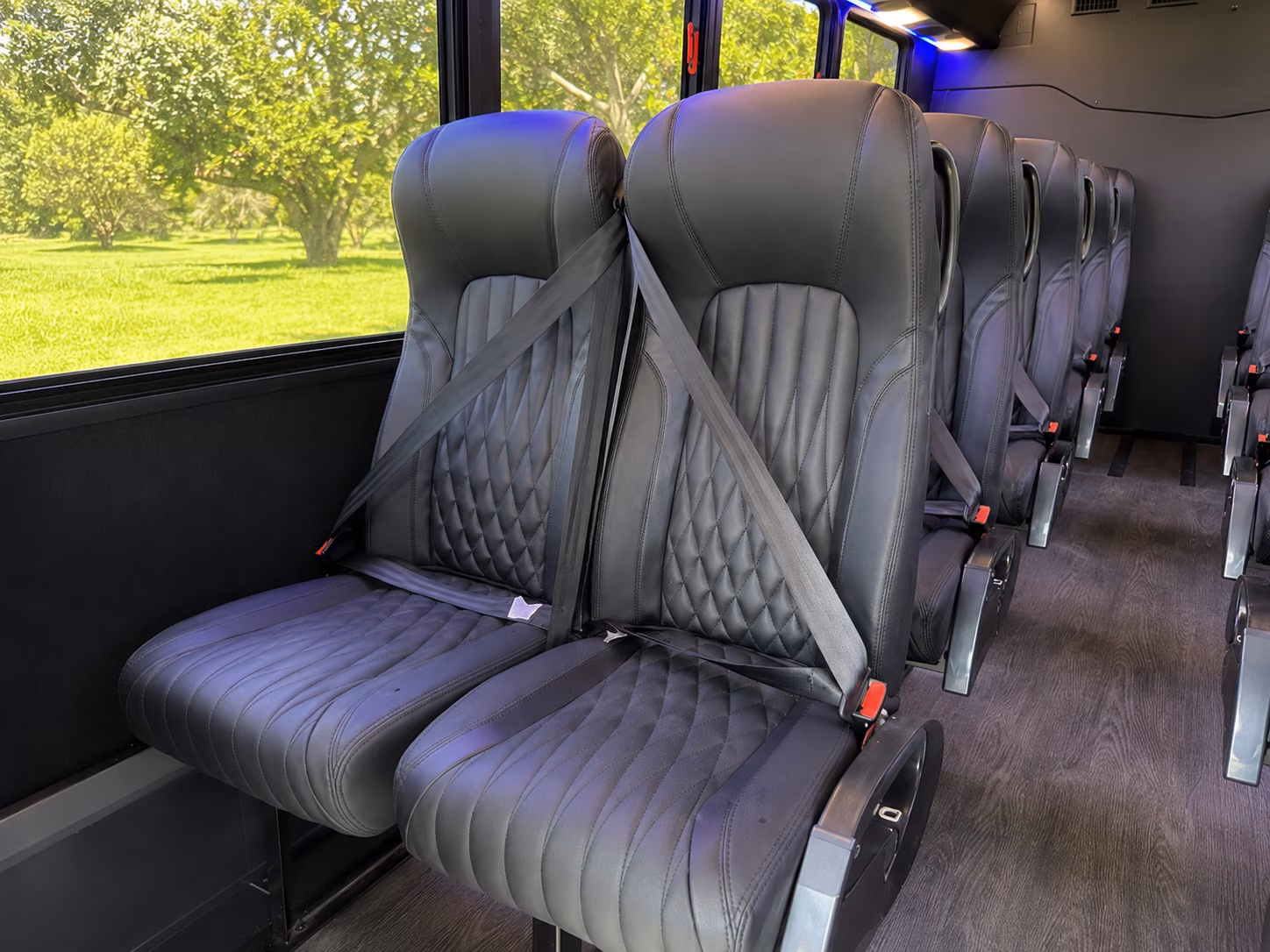 charter buses for weddings at palisades and hudson waterfront venues