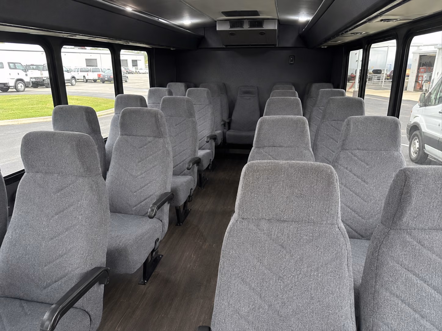 north bergen 15 passenger minibus interior
