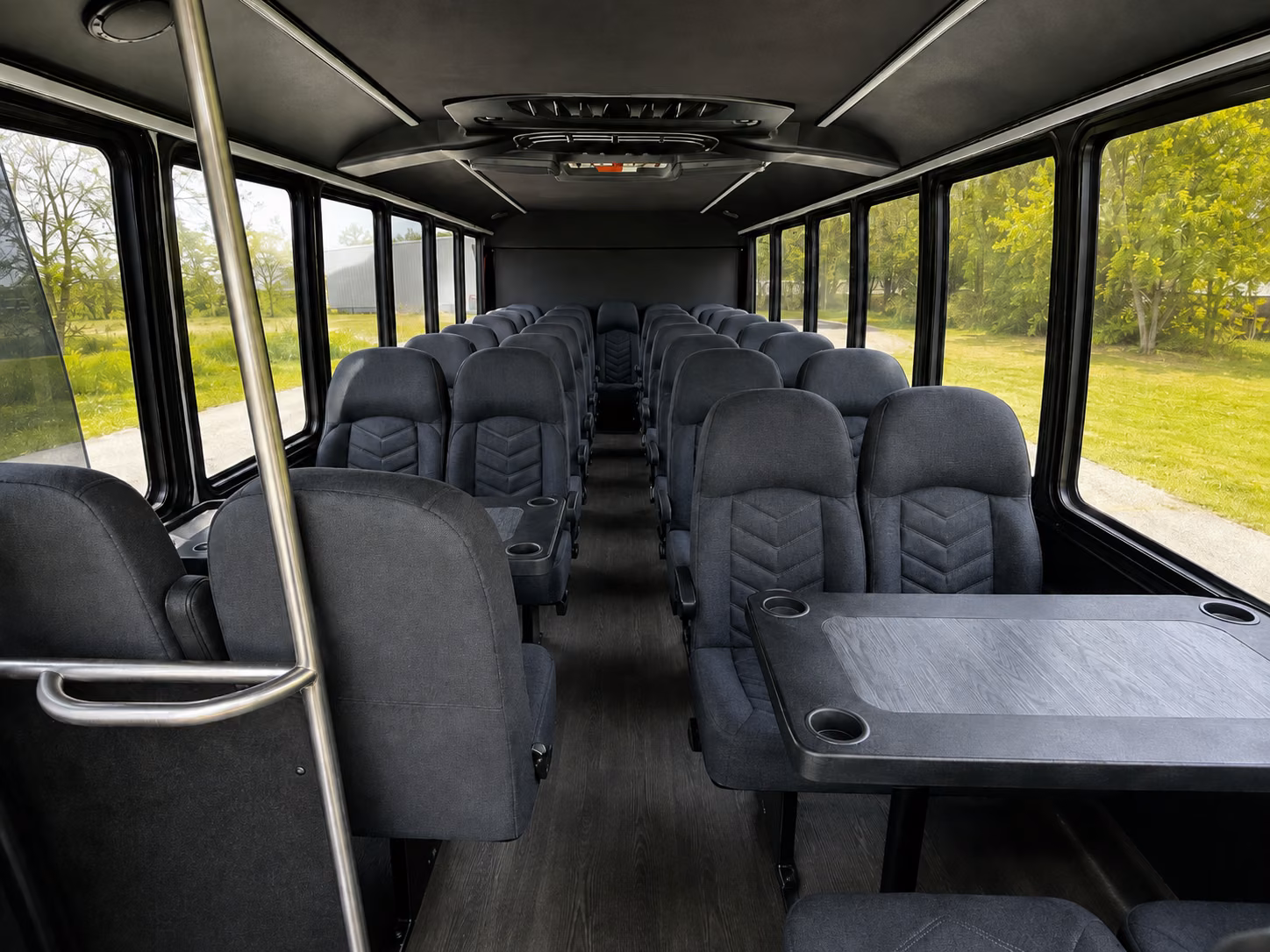 north bergen 18 passenger minibus interior