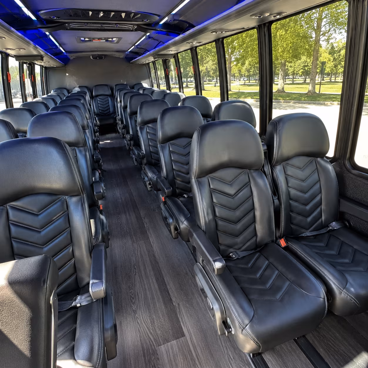 north bergen 30 passenger minibus inside