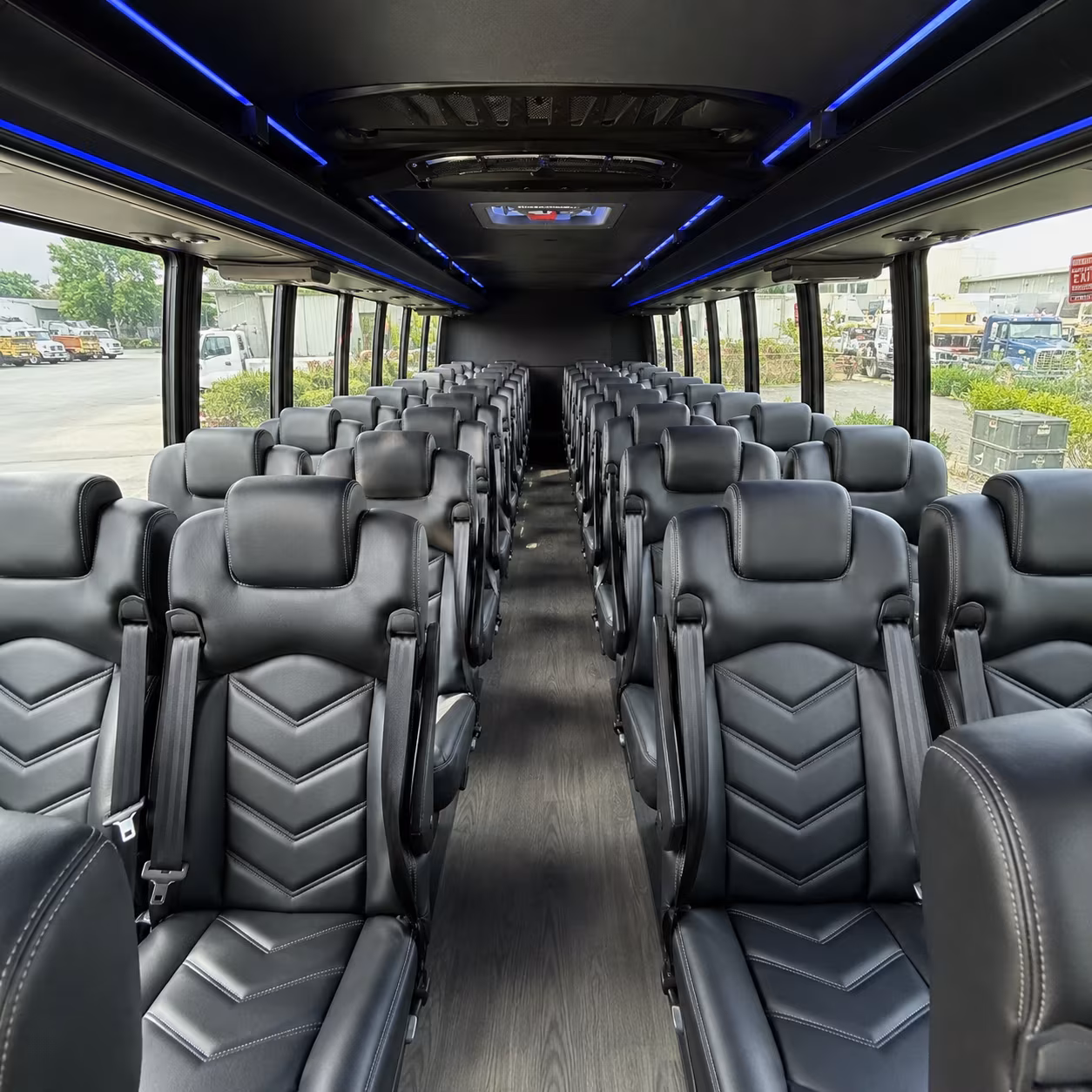 north bergen 30 passenger minibus interior
