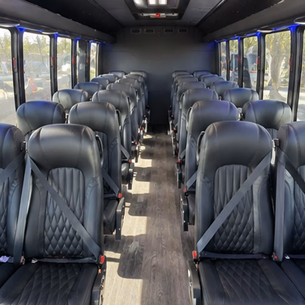 north bergen 35 passenger minibus inside