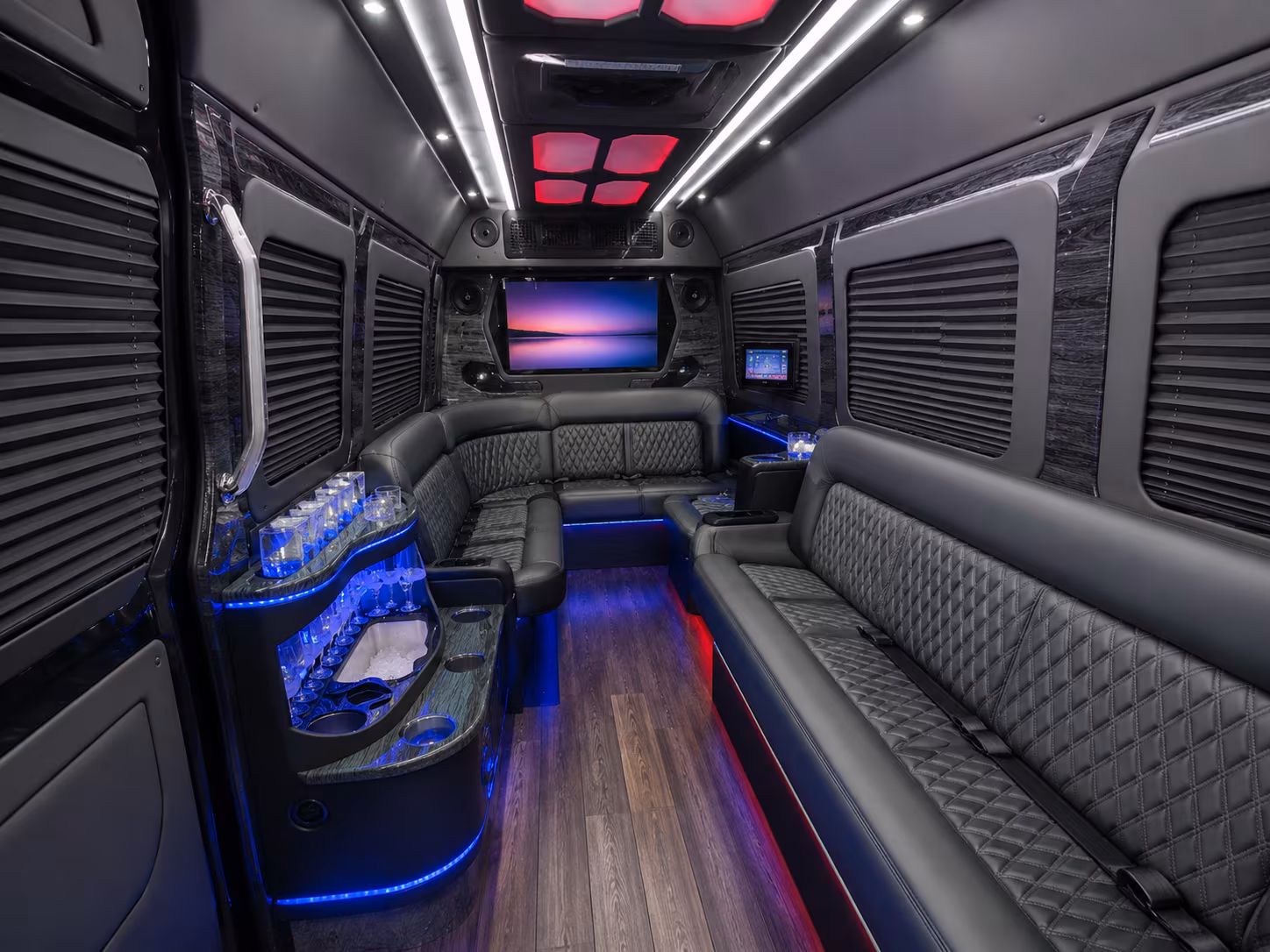 north bergen private event transportation onboard seating