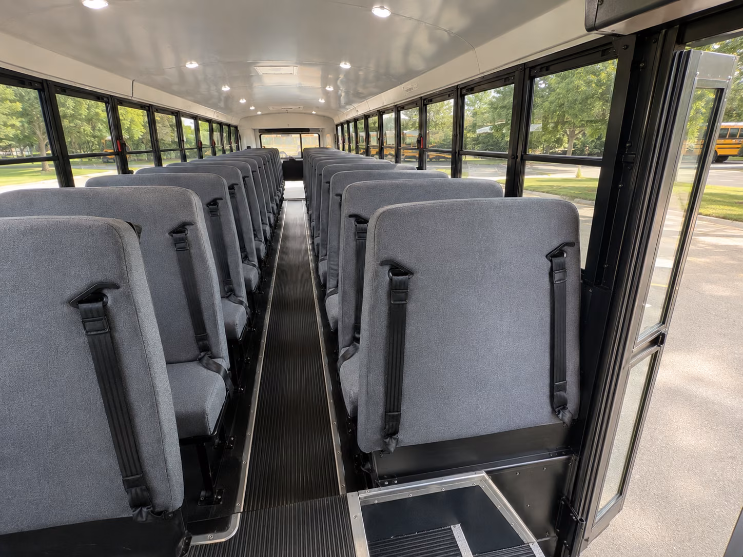 north bergen school bus interior