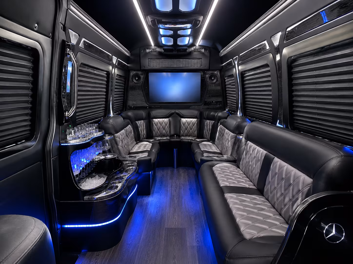 north bergen sprinter limousine inside
