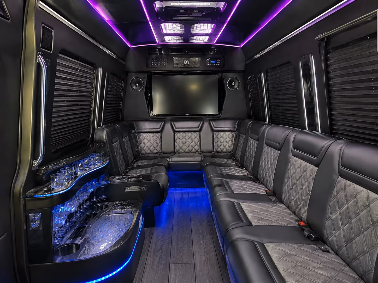north bergen sprinter limousine interior